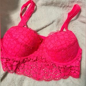 Pull on underwire bralette .